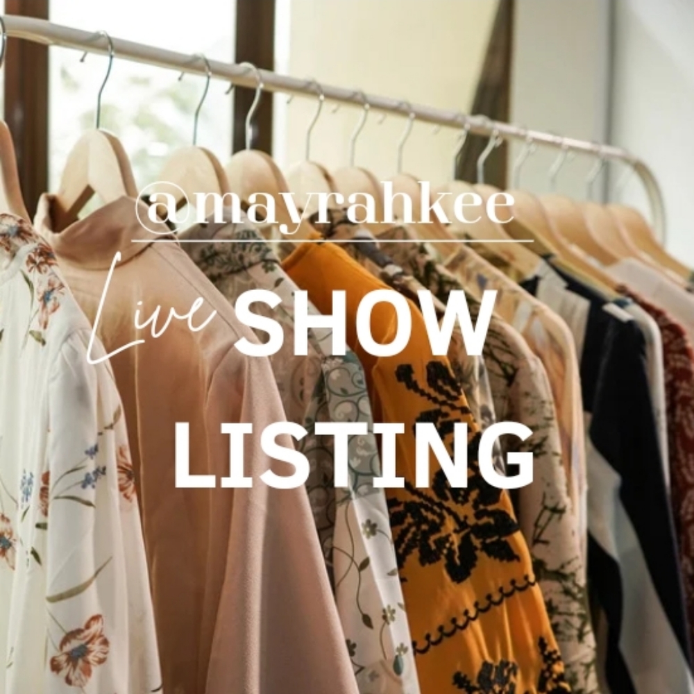 21-25 LIVE SHOW LISTING! 🩵